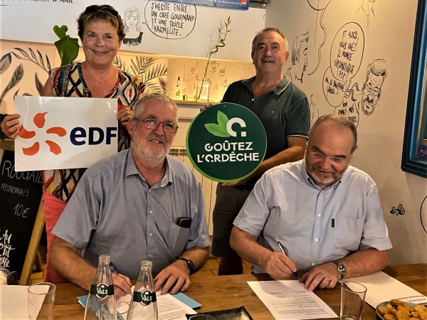 Un partenariat inédit entre EDF et Ardèche le Goût 