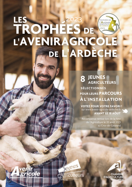 L’installation au cœur des Trophées de L’Avenir agricole de l’Ardèche !