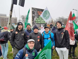 Une délégation ardéchoise a participé à la manifestation eurpéenne