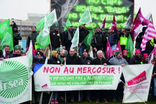 Mobilisation agricole européenne à Strasbourg à la veille du vote sur le Mercosur