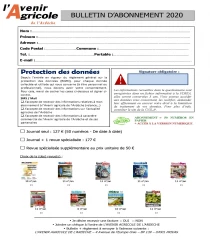 Accéder à tous les contenus de L'Avenir Agricole de l'Ardèche