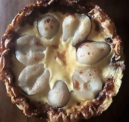 La tarte au chocolat et aux poires d’Ardèche