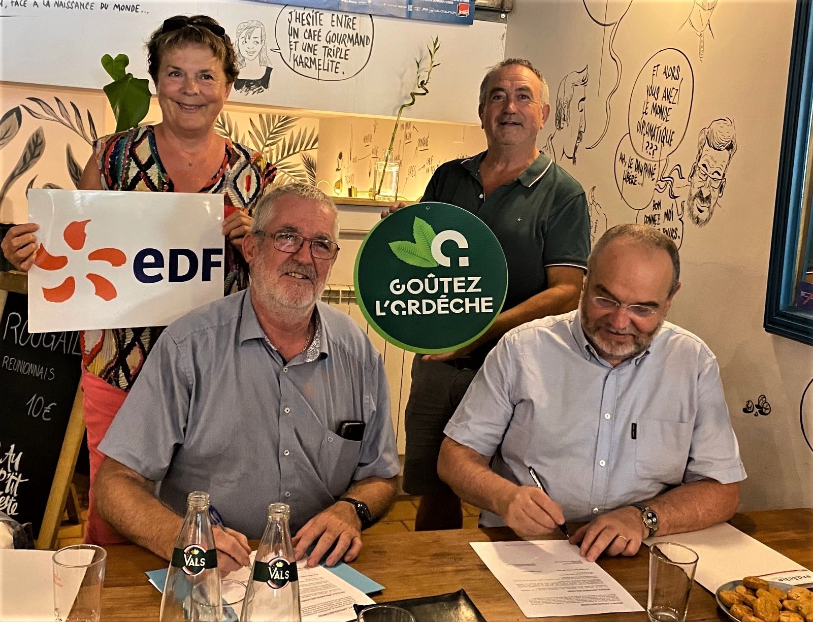 Un partenariat inédit entre EDF et Ardèche le Goût