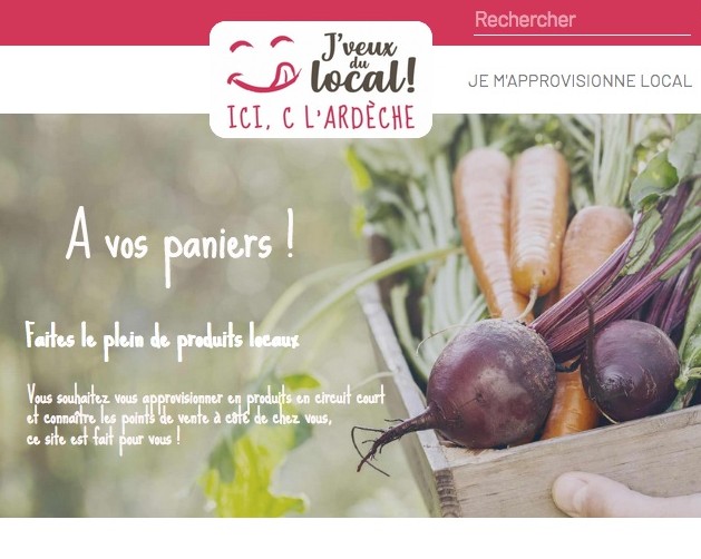 La plateforme « J'veux du local ! Ici, C l'Ardèche » est lancée !