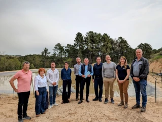 Inauguration du lac collinaire du Mas Héritage