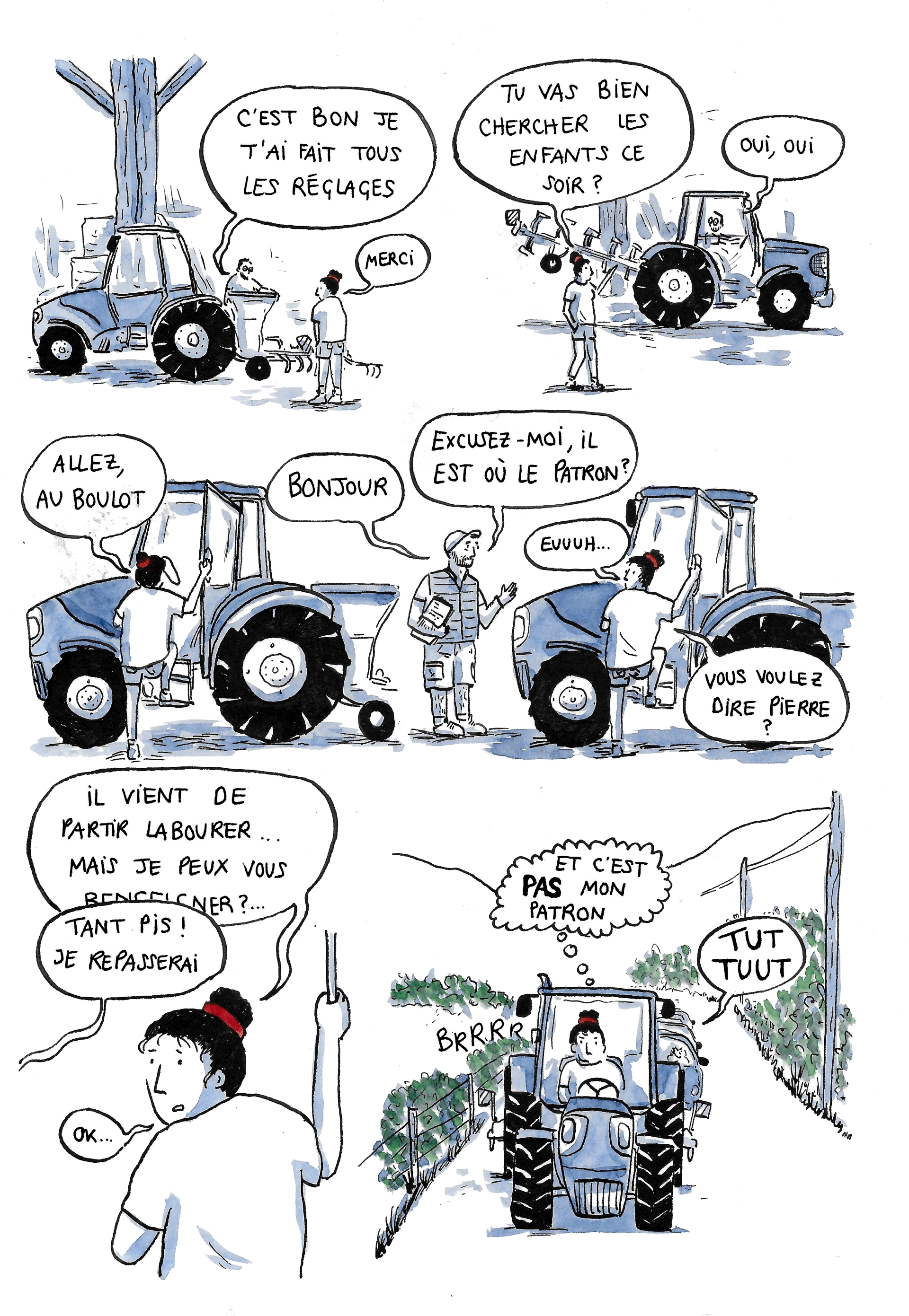 « Il est où le patron ? », une BD sur le sexisme dans l'agriculture