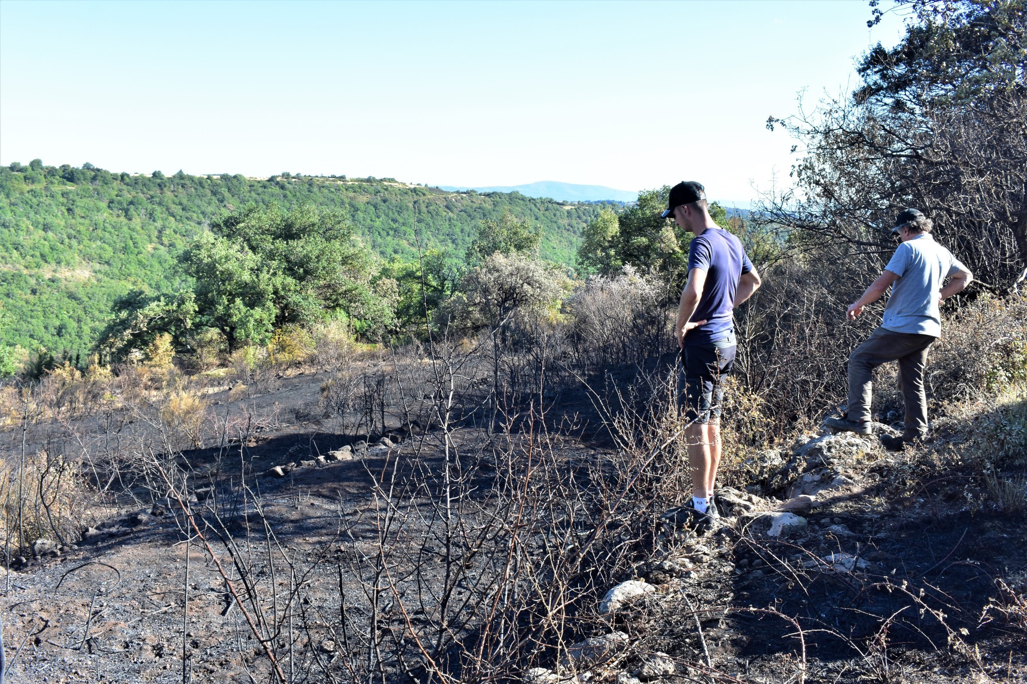 « L’image des flammes me restera toute ma vie »