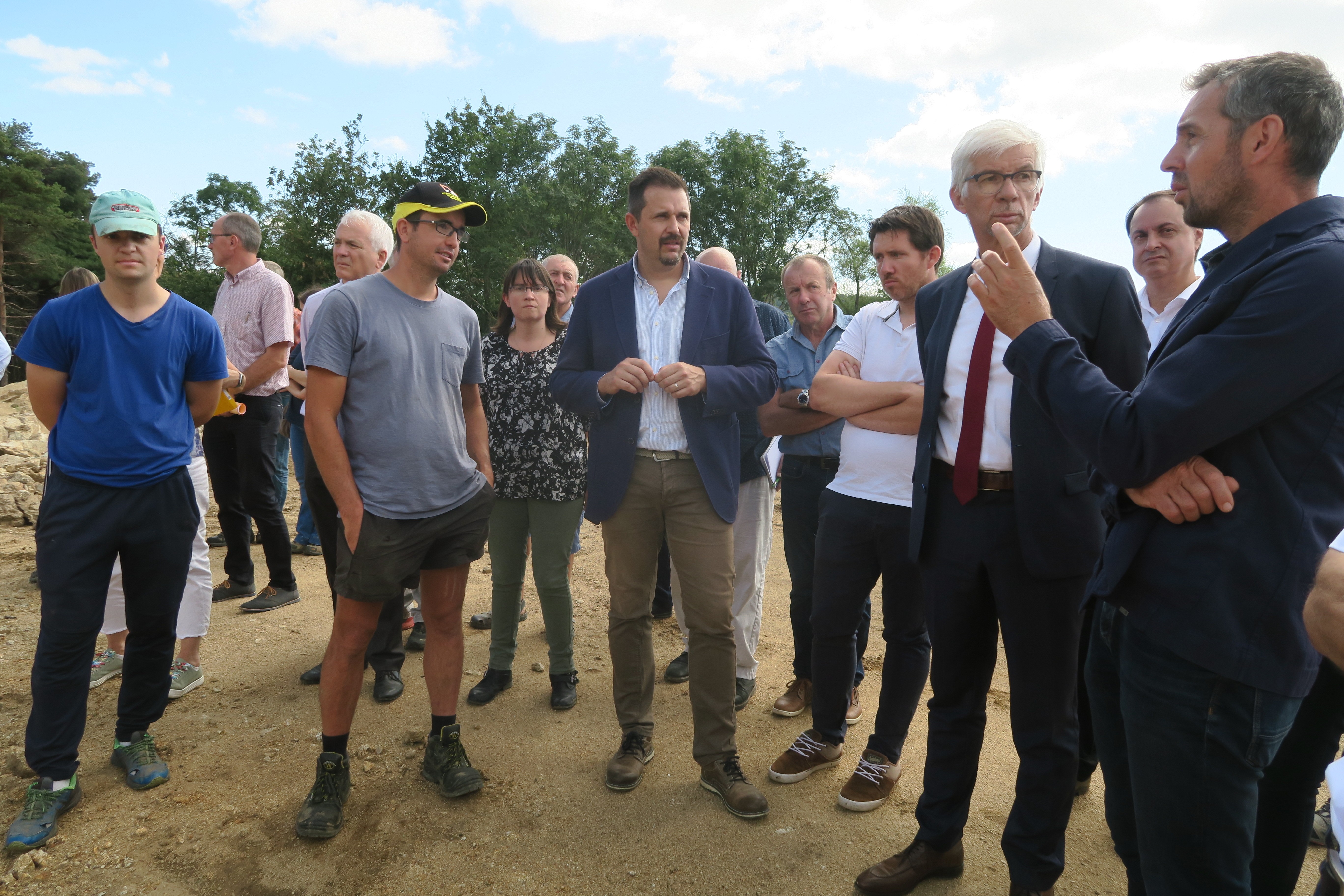 Le préfet et les élus sur le terrain pour parler de l’eau