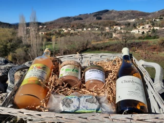 Un panier garni 100 % JA pour les fêtes