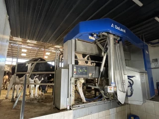 Une conception de bâtiment optimisée autour du robot de traite