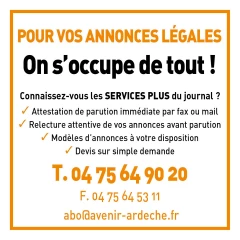 Annonces légales