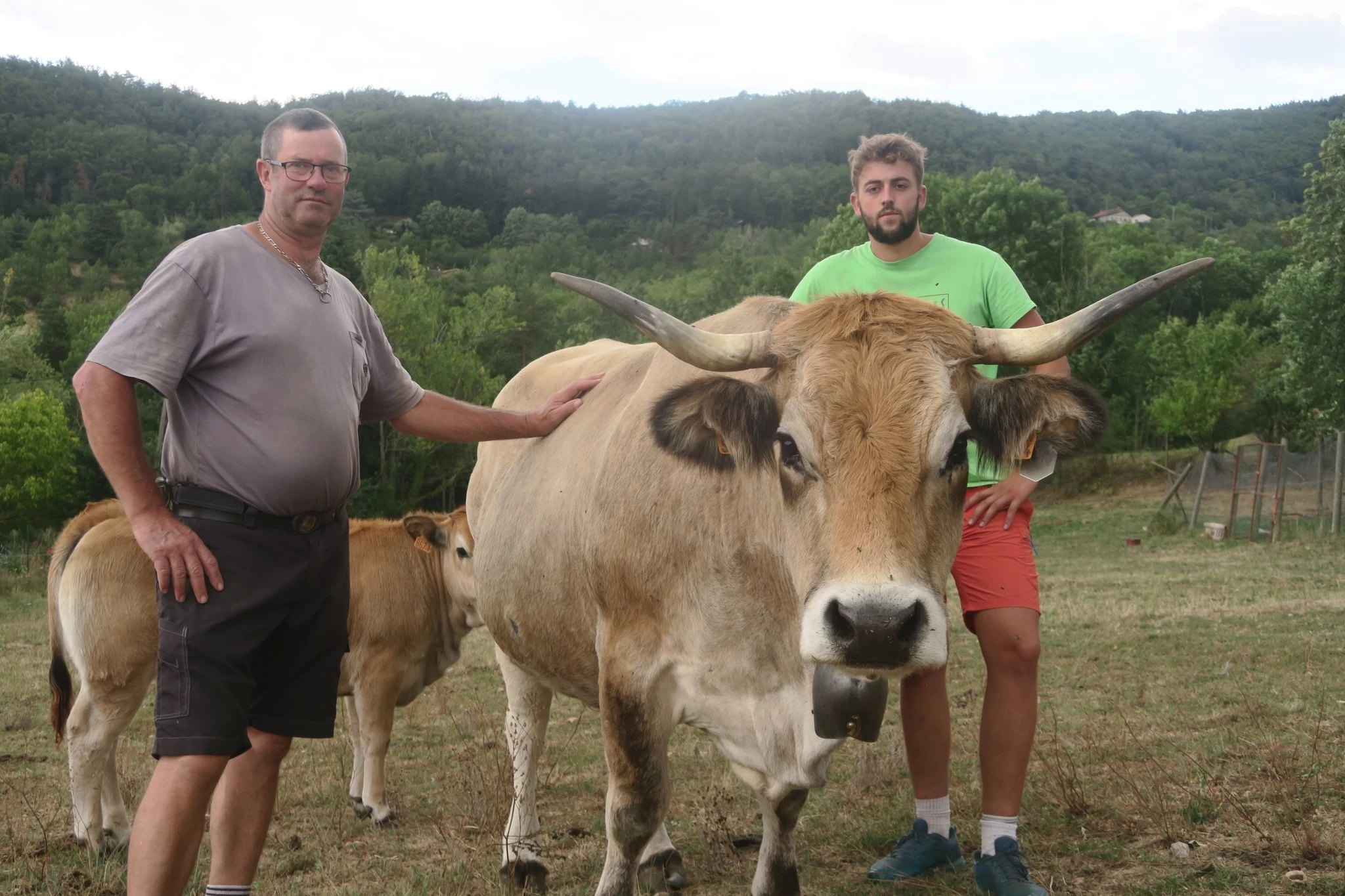 Corentin et Stéphane Blanc au Crestet