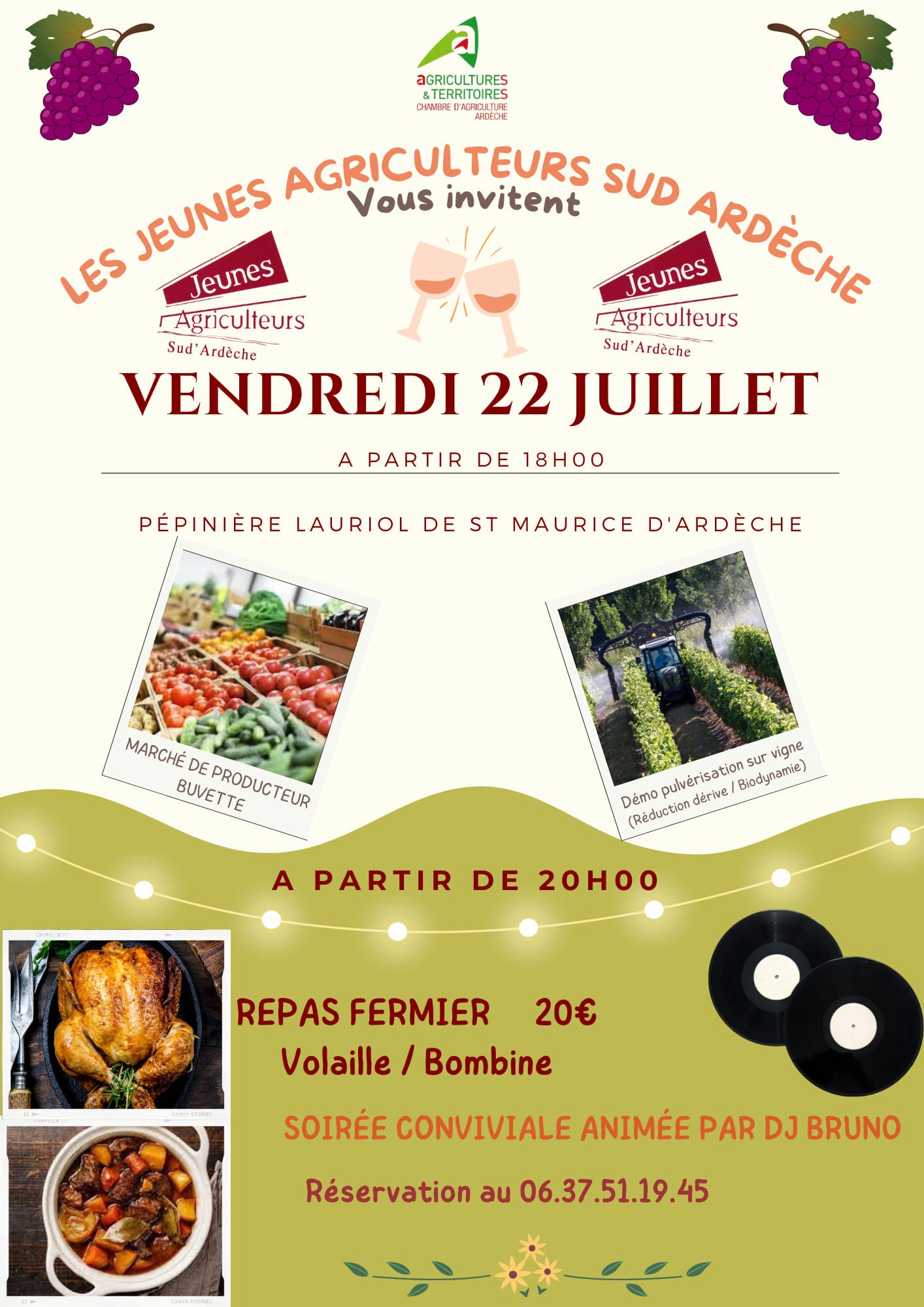 Les JA du Sud-Ardèche font leur marché