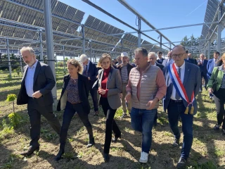 Agrivoltaïsme : un décret et une ministre sur le terrain