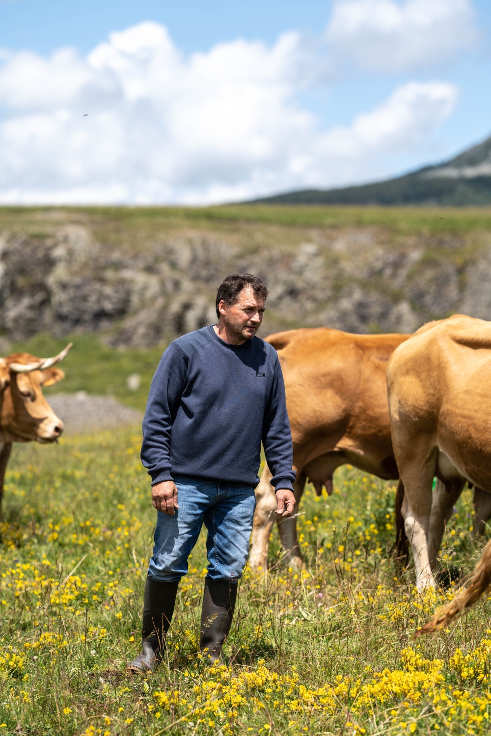  « Notre objectif ? Valoriser nos pratiques d’élevage, tout en offrant de vraies garanties de traçabilité et de qualité aux consommateurs », affiche Pascal Laurent, éleveur à Cros-de-Géorand.